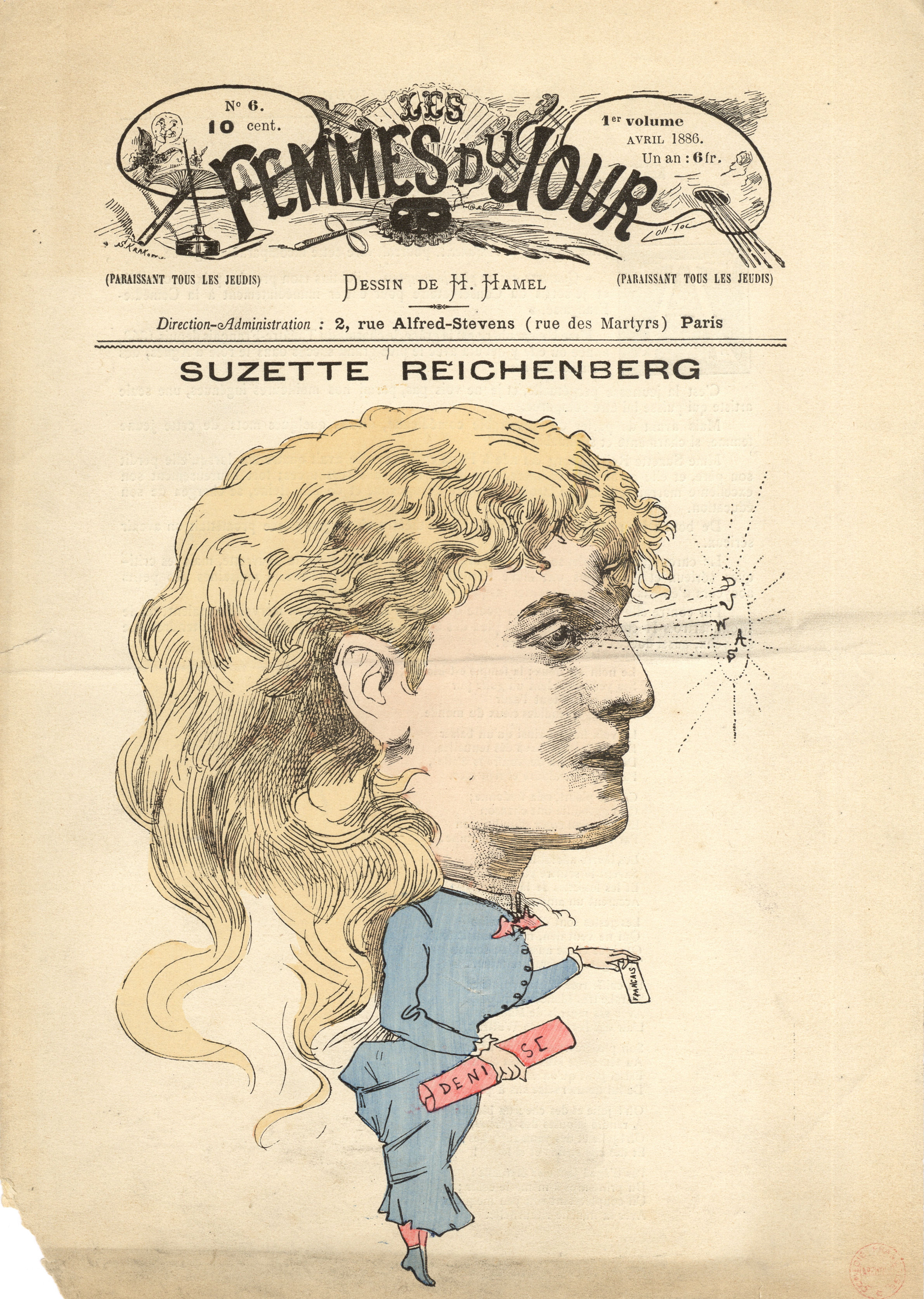 13-suzanne-reichenberg-caricature-de-h.-hamel-dans-les-femmes-du-jour-1886